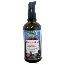 Huile de massage naturelle stimulante – Flèr Volcan